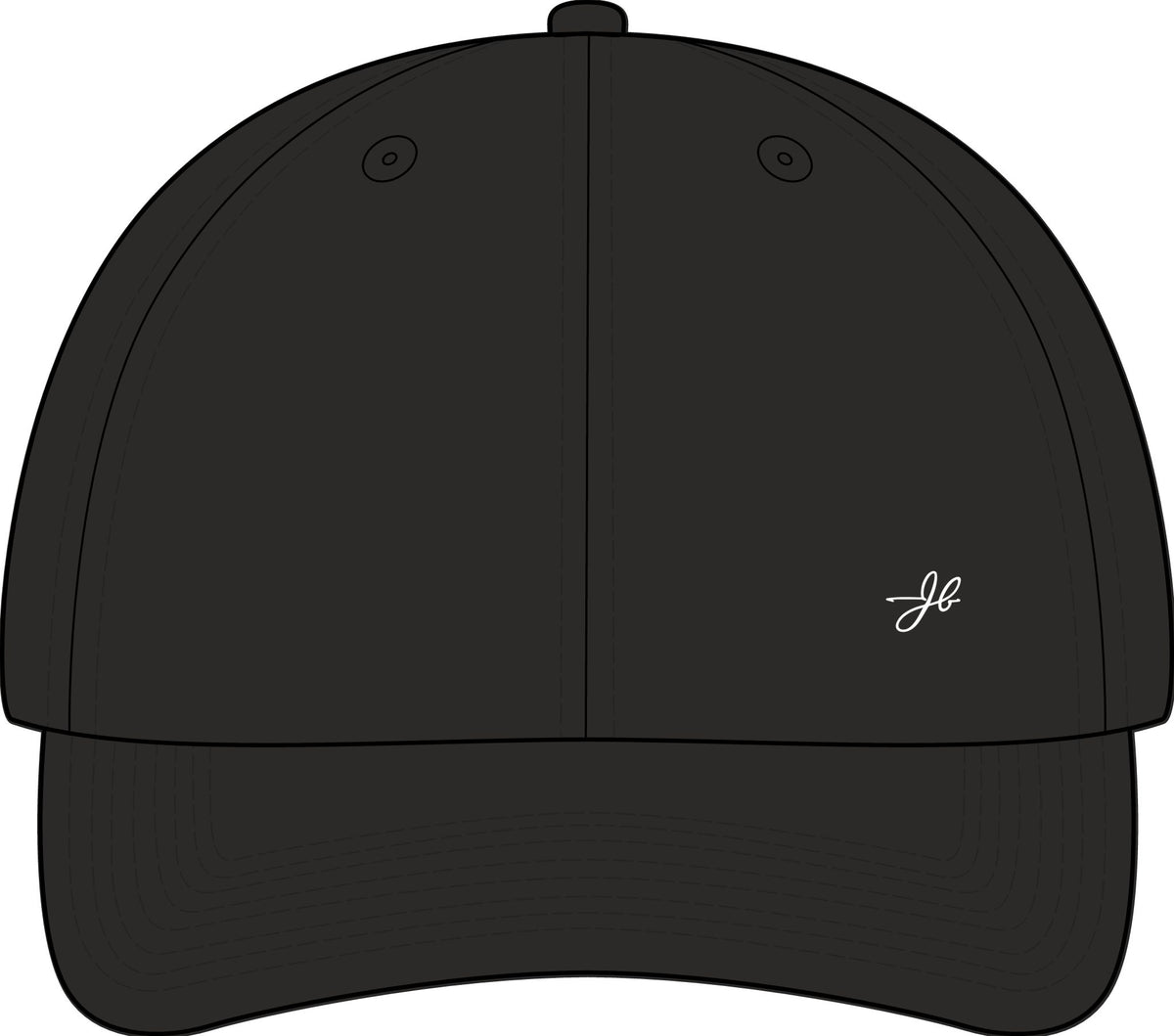 JB Snapback Flat Bill Cap